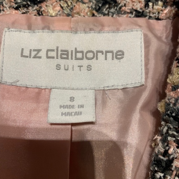 Liz Claiborne Houndstooth Blazer - Picture 6 of 7